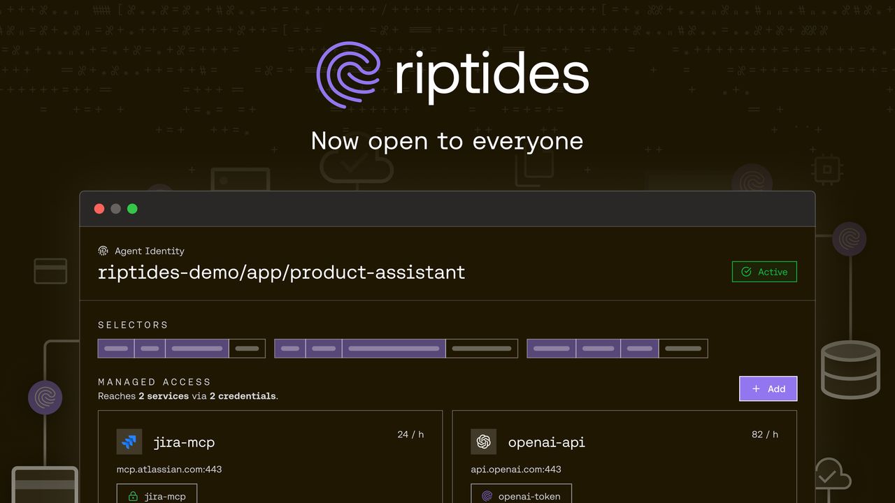 Riptides is now open to everyone