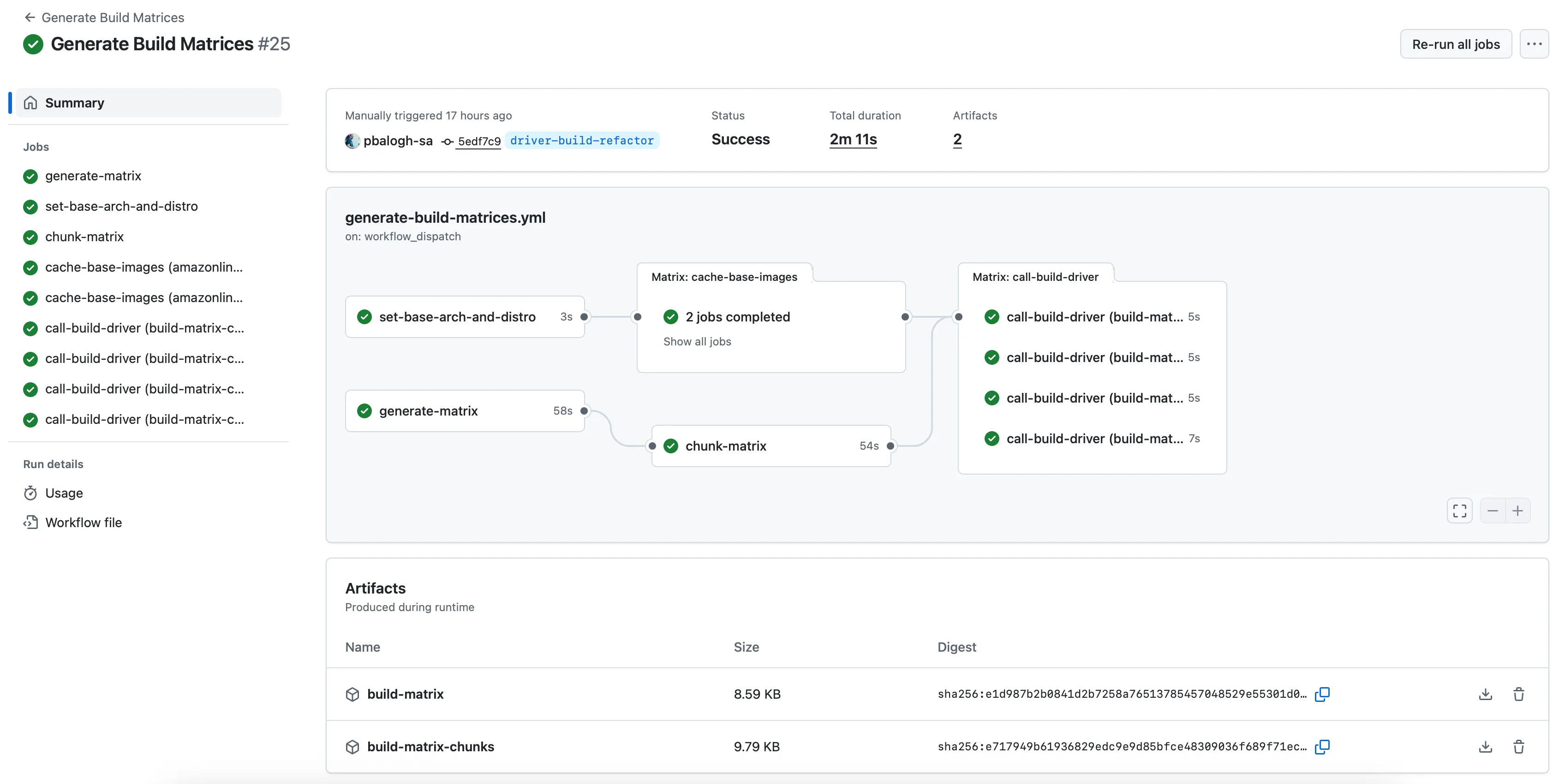 Matrix Generator Workflow
